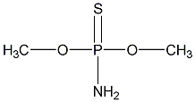O,O-二甲基硫代磷酰胺结构式