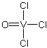 三氯代氧化钒结构式