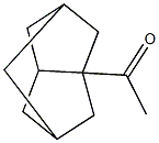 3-乙酰基去金刚烷结构式
