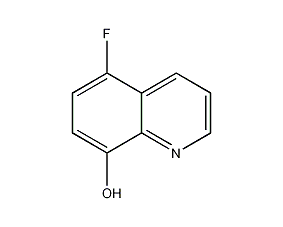 5-氟-8-羟基喹啉结构式