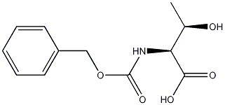 N-苄氧羰基-L-苏氨酸结构式