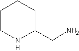 2-(氨甲基)哌啶结构式
