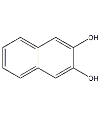 2,3-二羟基萘结构式
