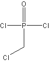 氯甲基膦酸二氯化物结构式