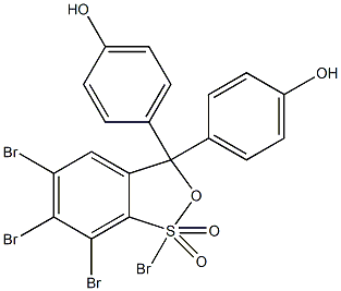 3,4,5,6-四溴酚磺酞结构式