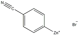 4-氰基苯基溴化锌溶液结构式