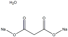 丙二酸钠二元基一水结构式
