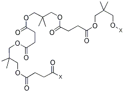 聚(2,2-二甲基-1,3-丙稀琥珀酸酯)结构式