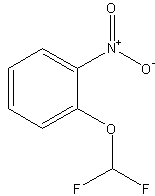 2-(二氟甲氧基)硝基苯结构式