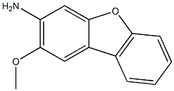 3-氨基-2-甲氧基二苯并呋喃结构式