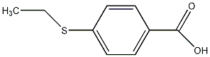 4-(乙硫基)苯甲酸结构式