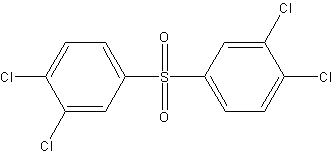 3,3',4,4'-四氯二苯砜结构式