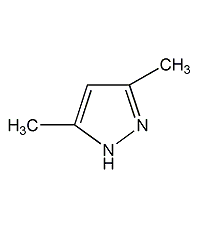 3,5-二甲基吡唑结构式