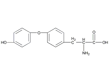 甲狀腺胺酸结构式