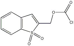 1,1-二杂苯[b]硫代苯甲基氯草酸酯结构式