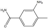 3-氨基-4-甲基苯甲酰胺结构式