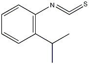 异硫氰酸-2-异丙基苯酯结构式