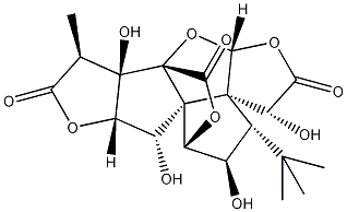 银杏内酯C结构式
