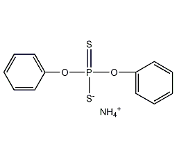 O,O-苯基二硫代磷酸铵结构式