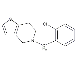 噻氯匹定结构式