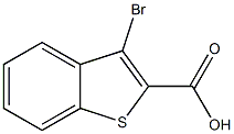 3-溴苯并噻吩-2-羧酸结构式
