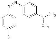 4'-氯-4-二甲基氨基偶氮苯结构式