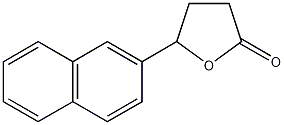 γ-(2-萘基)-γ-丁内酯结构式