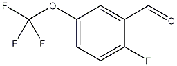 2-氟-5-(三氟甲氧基)苯甲醛结构式