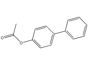 4-乙酰氧基联苯结构式
