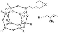 PSS-[2-(3,4-环氧环己基)乙基]-取代七异丁基结构式