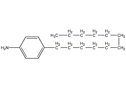 4-十二烷基苯胺结构式