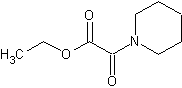 1-哌啶基乙醛酸乙酯结构式