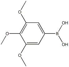 3,4,5-三甲氧基苯硼酸结构式
