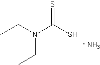 二乙基二硫甲胺酸氨结构式