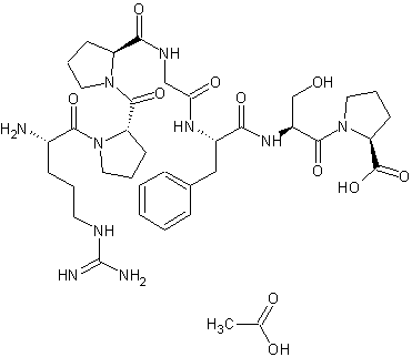 舒缓激肽片段1-7结构式