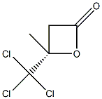 (S)-(−)-4-甲基-4-(三氯甲基)-2-噁丁烷酮结构式