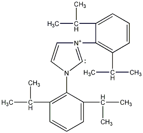 1,3-双(2,6-二异丙基苯基)咪唑-2-叉结构式