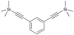 1,3-双[(三甲基硅甲基)乙炔基]苯结构式