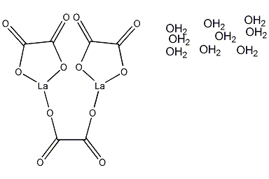 草酸镧水合物结构式