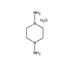 1,4-二氨基哌水合物结构式