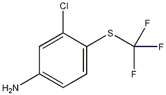 3-氯-4-(三氟甲基硫代)苯胺结构式