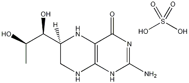 (6S)-5,6,7,8-四氢-L-生物蝶呤硫酸盐结构式