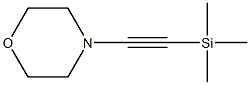 4-[(三甲基甲硅烷基)乙炔基]吗啉结构式