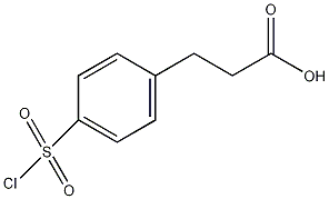 3-(4-氯磺酰基)丙酸结构式