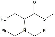 N,N-二苯甲基-D-丝氨酸甲酯结构式