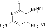 2,4,5-三氨基-6-羟基嘧啶醇二盐酸结构式