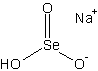 亚硒酸氢钠结构式