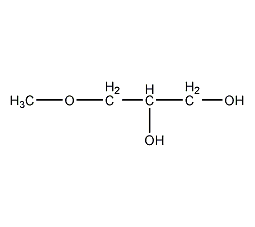 3-甲氧基-1,2-丙二醇结构式