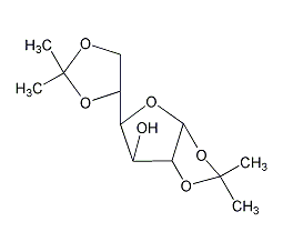 二丙酮-D-葡萄糖结构式