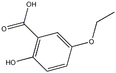 5-乙氧基水杨酸结构式